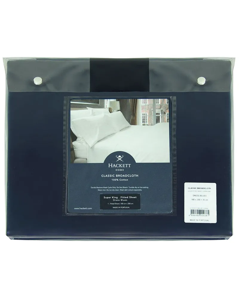 Hackett Home Classic Super King-Bettwäsche Marineblau