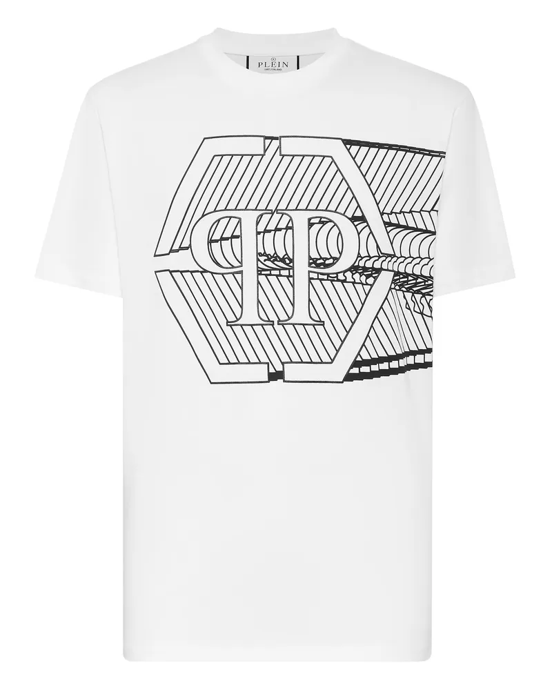 Philipp Plein T-Shirt Skull&Bones Weiß