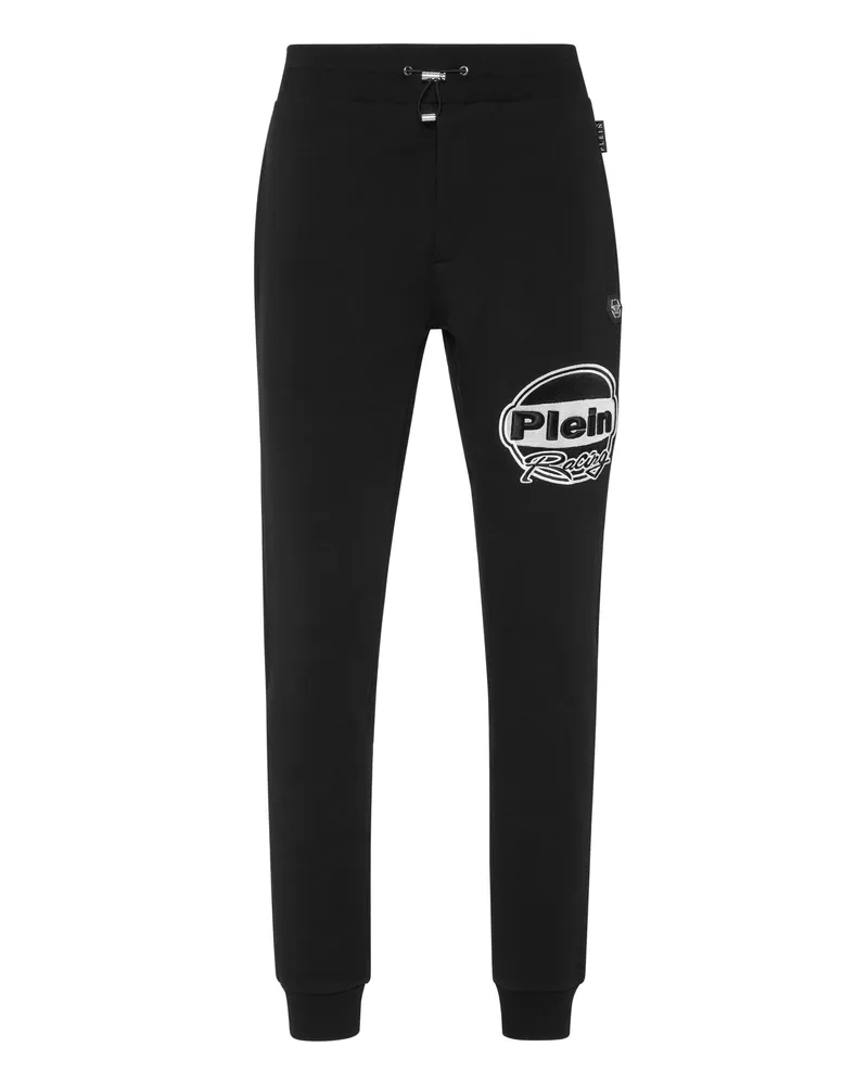 Philipp Plein Sweatpants Racing - Schwarz/Weiß Schwarz