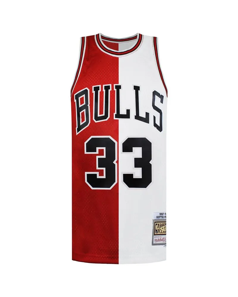 Mitchell & Ness NBA Chicago Bulls 33 Pippen Swingman Trikot Weiß