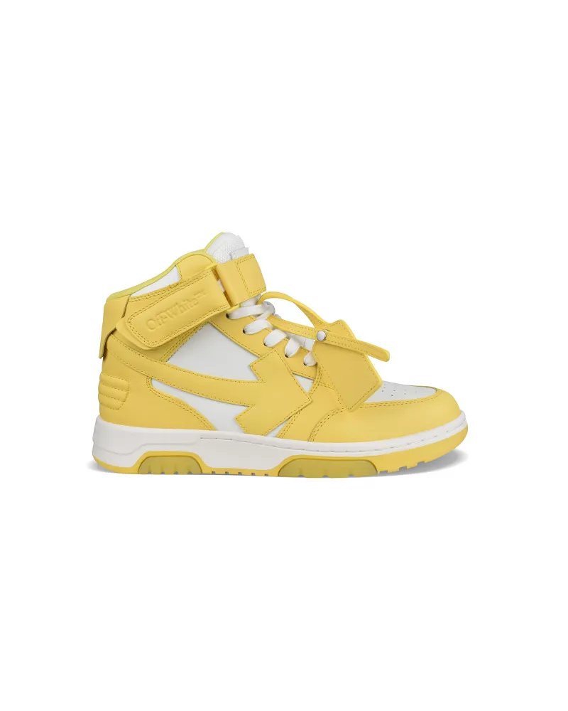 OFF-WHITE Out of Office Mid Sneakers - Gelb Gelb