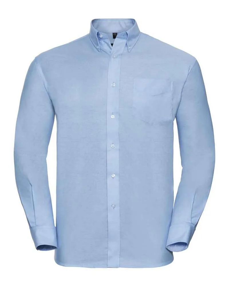 Russell Athletic Russell Collection - Formelles Hemd für Herren Langärmlig (Dunkelblau Blau