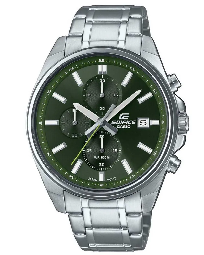 Casio Edifice Herren Silberne Uhr EFV-610D-3CVUEF Silber