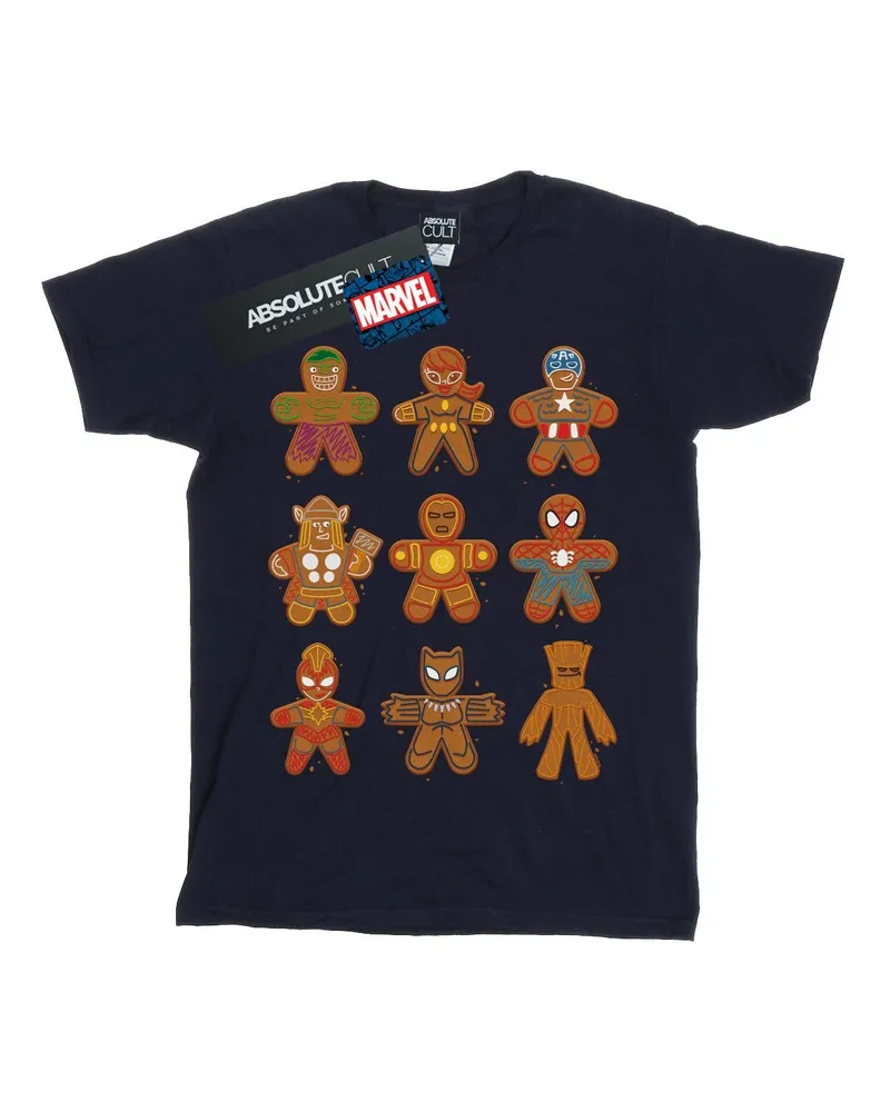 Marvel Avengers" T-Shirt für Herren (Marineblau Marineblau