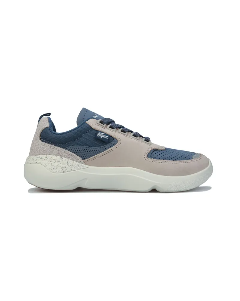 Lacoste Wildcard Damen Turnschuhe in Dunkelblau Blau