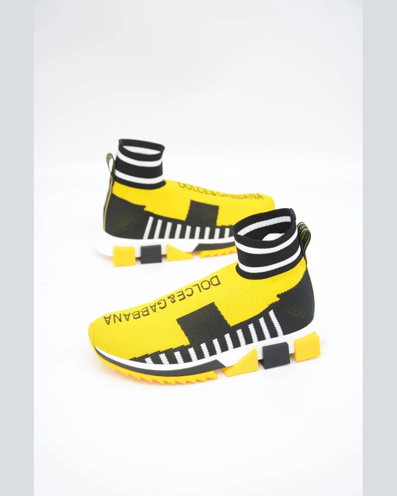 Dolce & Gabbana Damen Sneakers Gelb