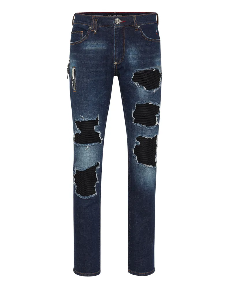 Philipp Plein Jeans Slim Fit - Dunkelblau Dunkelblau