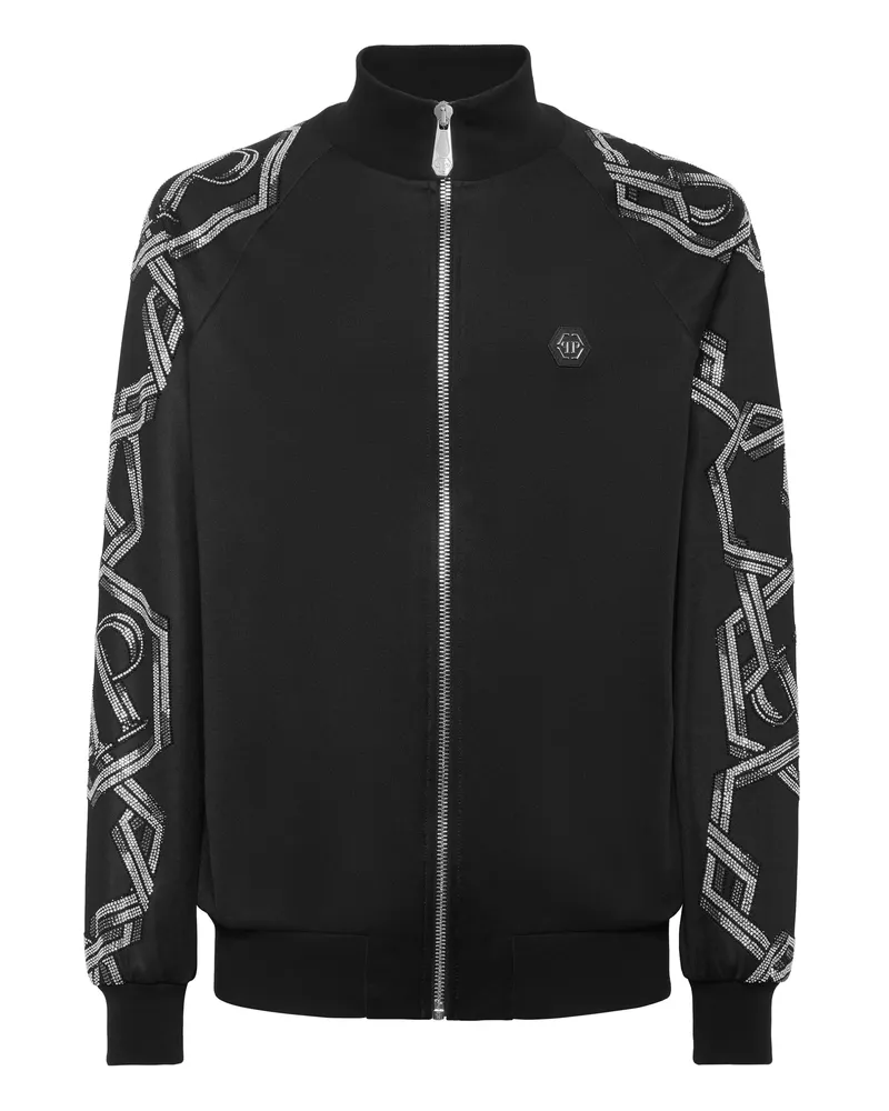 Philipp Plein Jogging-Jacke Schwarz