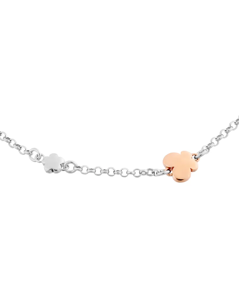 Orphelia Lorelei' Armband aus 925er Sterlingsilber für Damen – Silber/Rosé ZA-7386 Silber
