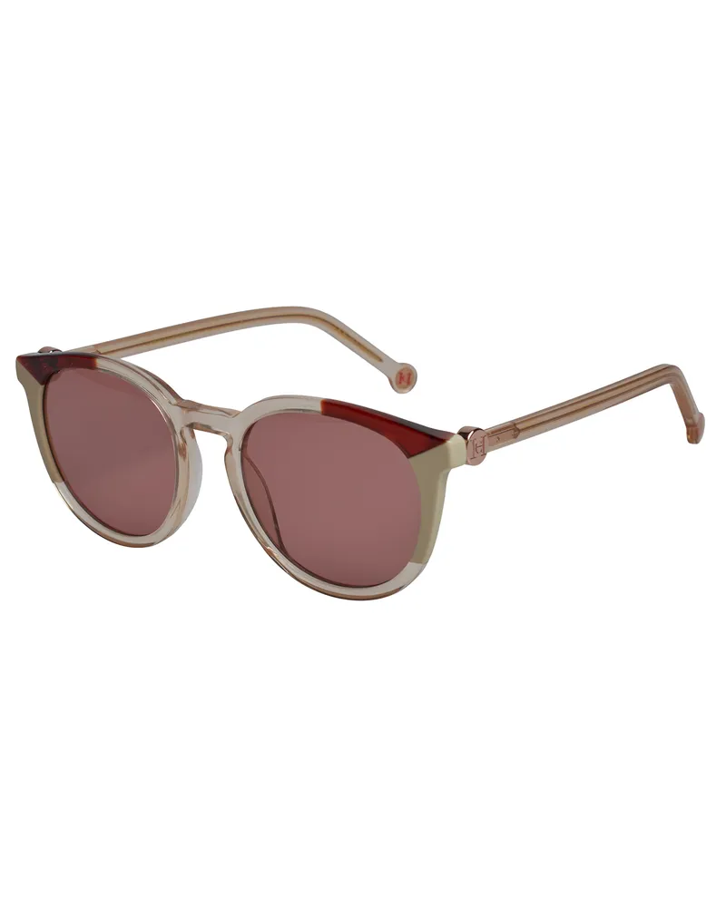 Carolina Herrera New York Damen-Oval-Sonnenbrille CH0053/S Braun