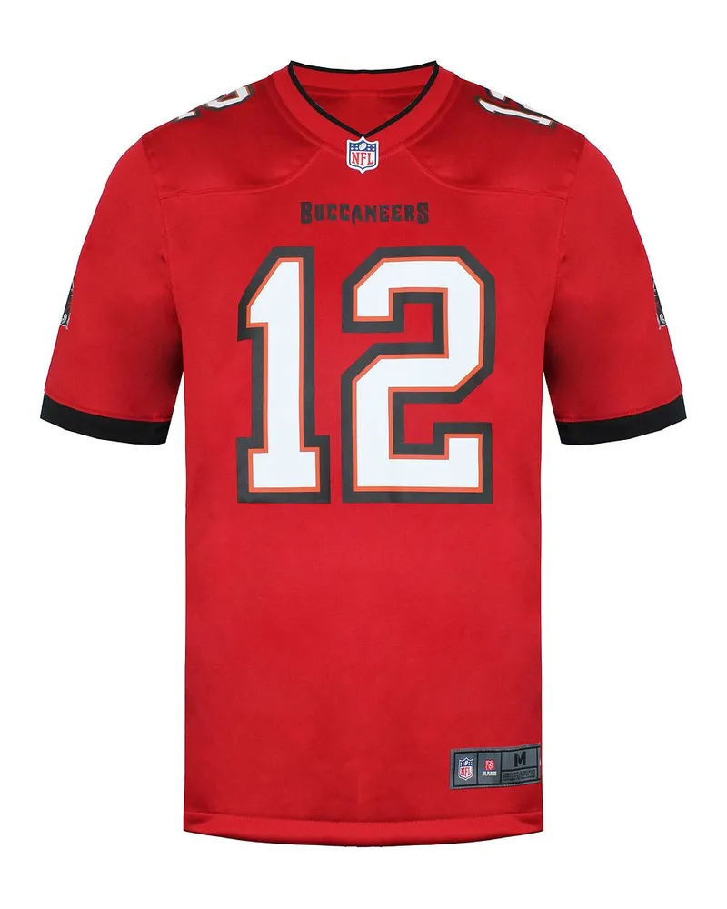 Nike NFL -Spiel Tampa Bay Buccaneers 12 Brady Mens Jersey Rot