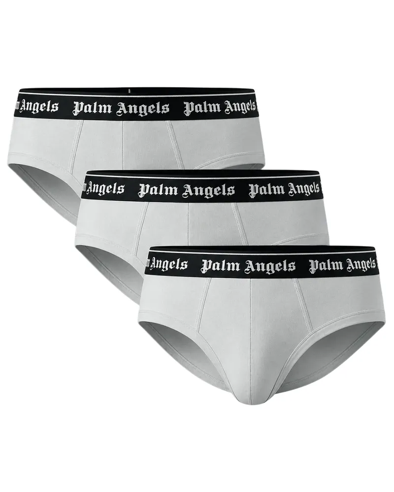 Palm Angels Logo-Slips Herren Mehrfachpack - Weiß Weiß