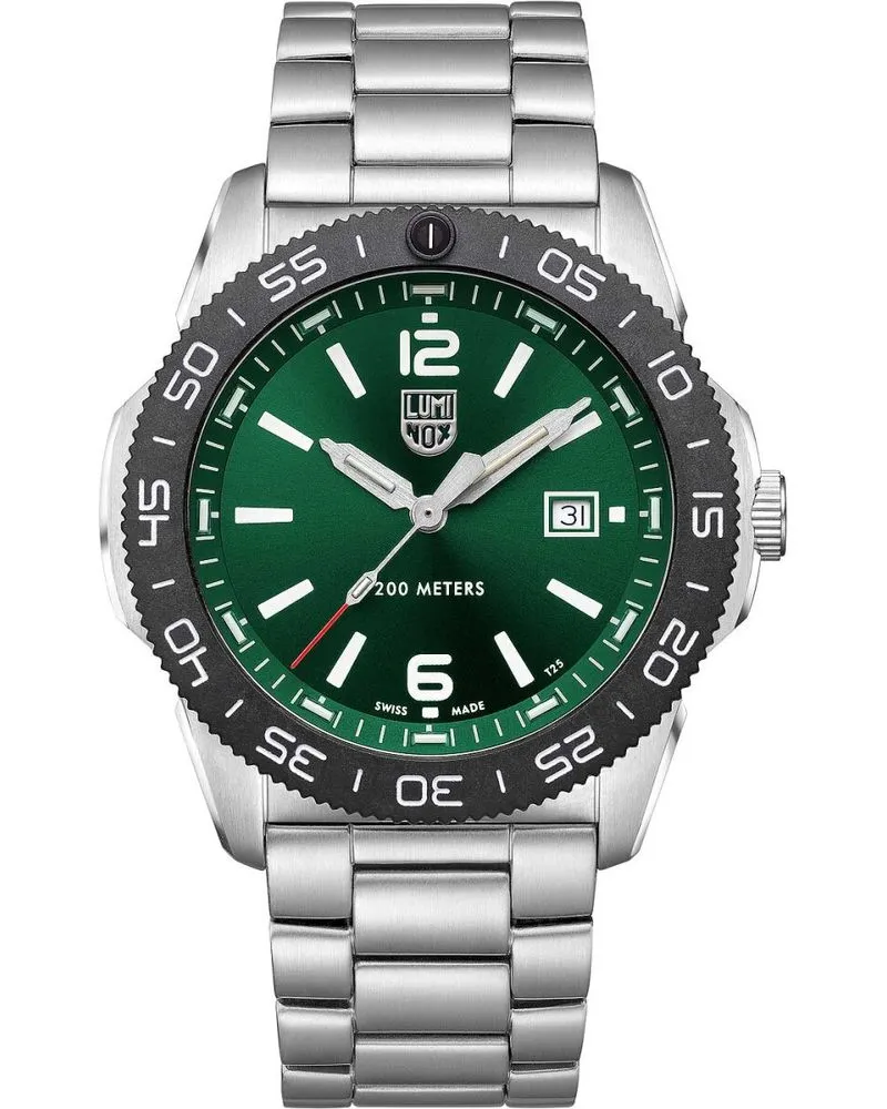 Luminox Graue Edelstahl Sportuhr Grau