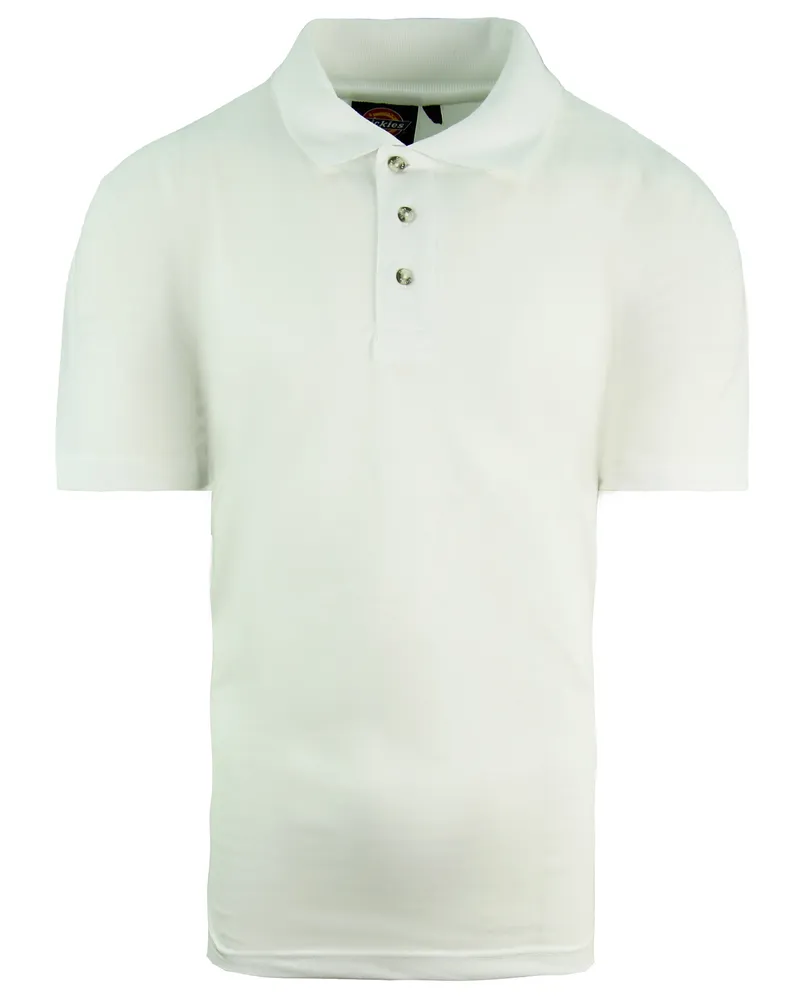 Dickies Herren weißes Poloshirt Weiß
