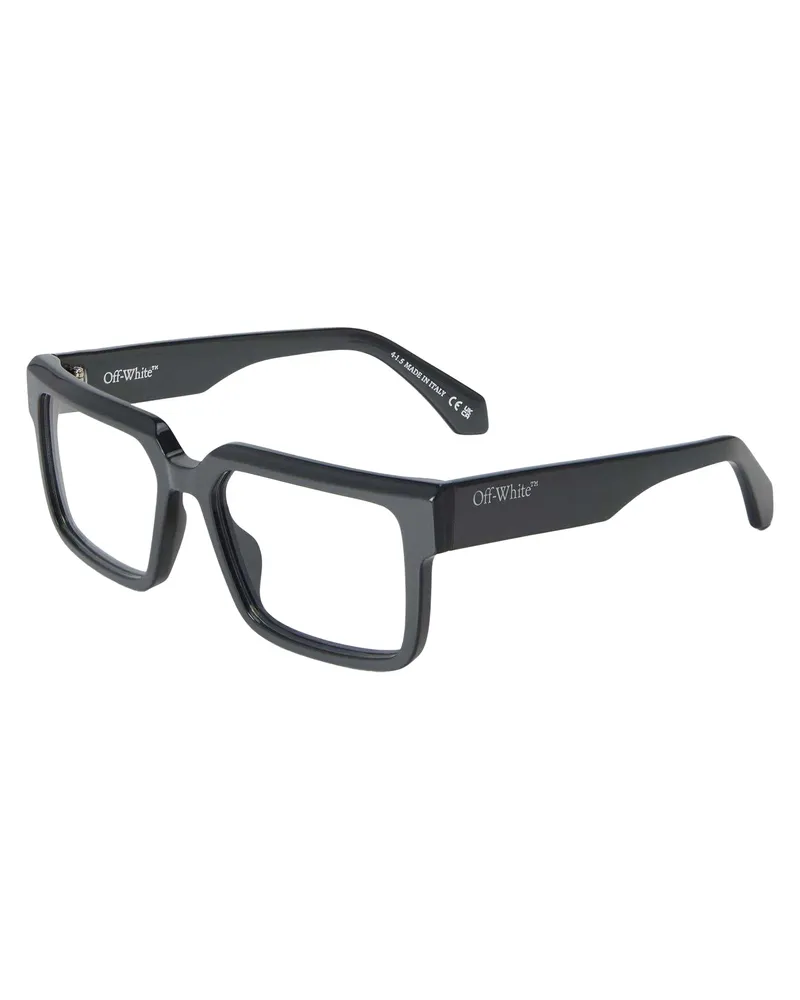 OFF-WHITE Off White - "Style 8m" Quadratisch-Sonnenbrille für Herren/Damen Unisex (Perlengrau Grau