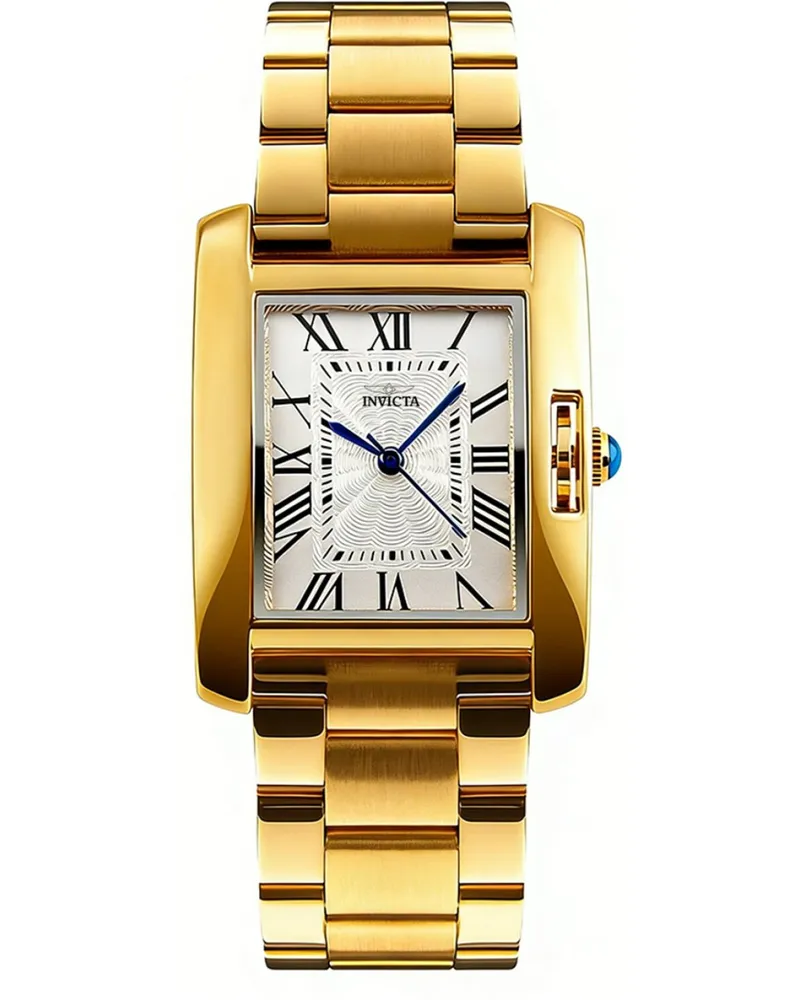 Invicta Celestial 70273 Damenuhr - Quarzwerk - Metall mit silbernem Zifferblatt - 30 mm Gold