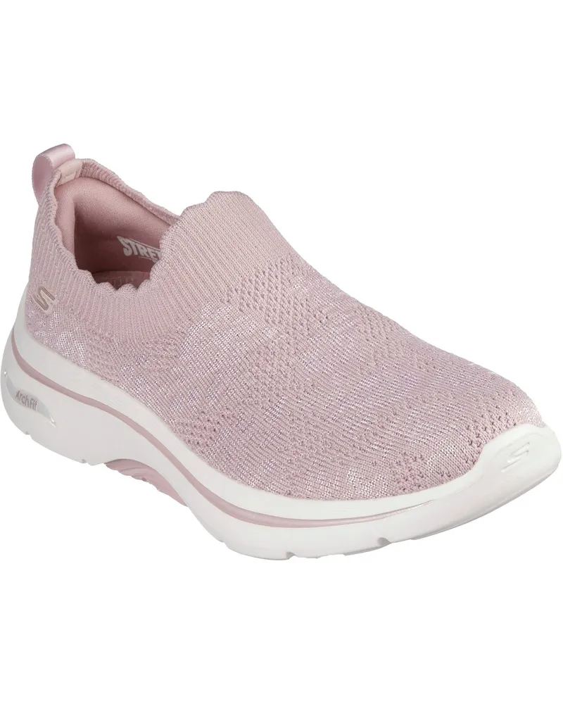 Skechers GO WALK Arch Fit 2.0 Rosa Linda Damen Sneaker In Malve Lila