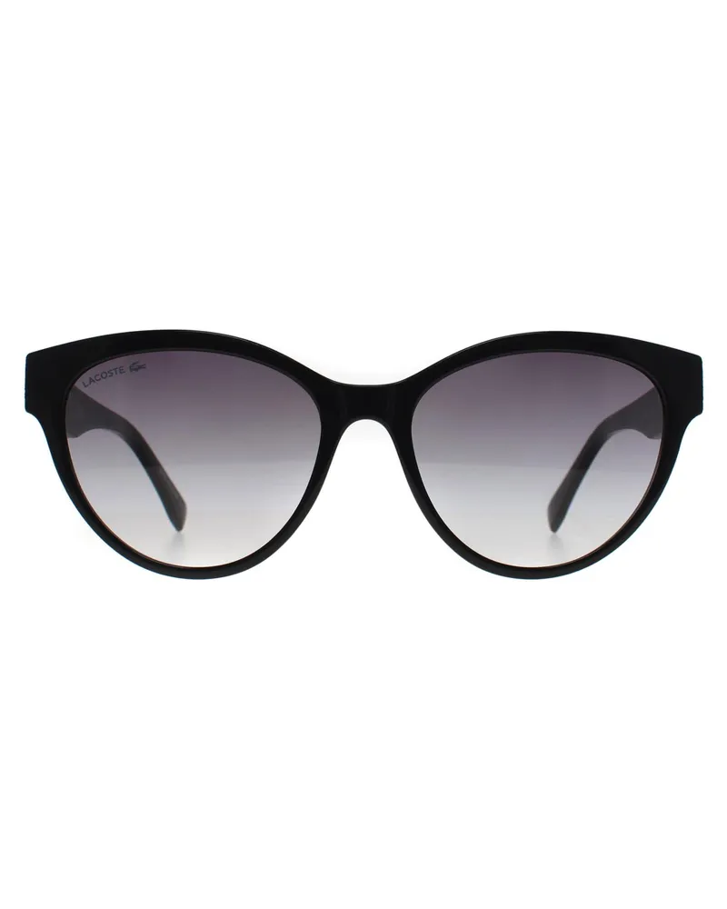 Lacoste Cat Eye Sonnenbrille L983S für Damen, grau Verlauf - Schwarz Schwarz