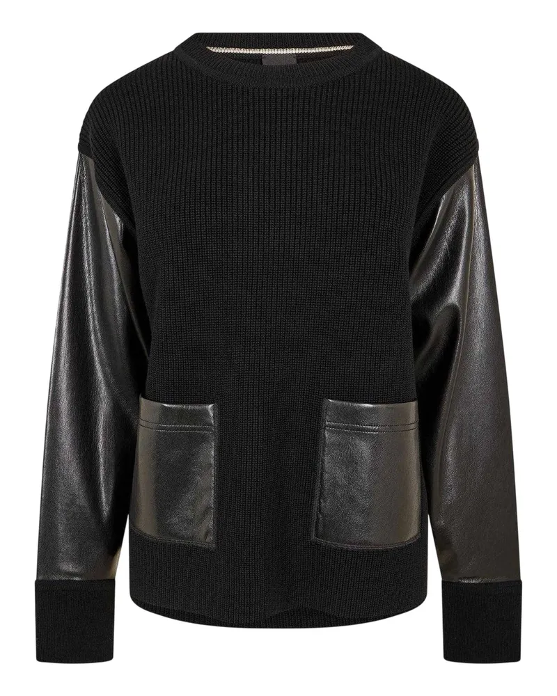 HUGO BOSS Fanalian" Sweatshirt für Damen, Kunststoff (Schwarz Schwarz