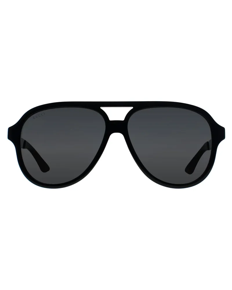 Gucci Aviator Herren Schwarz Grau GG0688S Schwarz