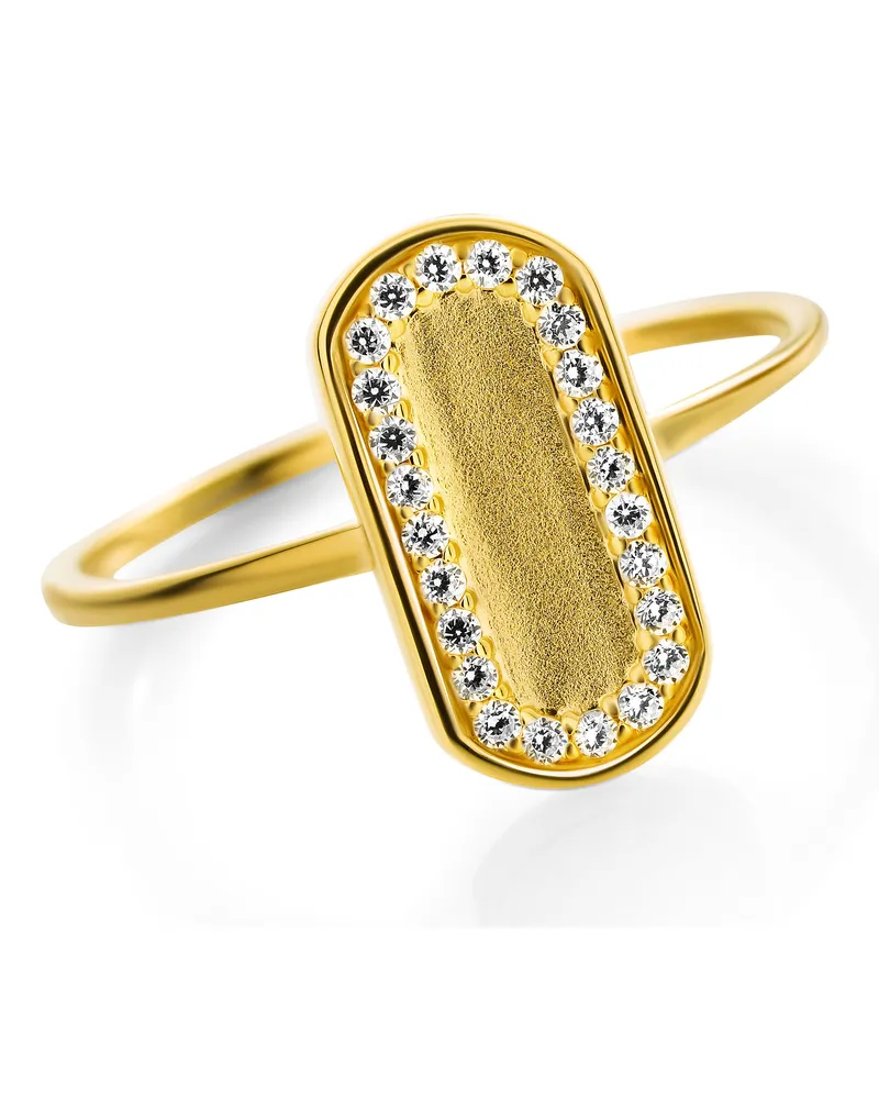 Orphelia Malaga' Damen-Ring aus 925er Sterlingsilber – Gold ZR-7573/G Gold