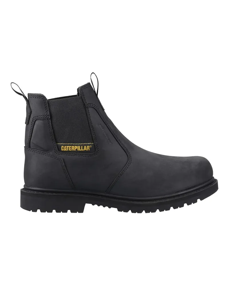 Caterpillar Footwear Ager Dealer" Arbeitsschuhe für Herren, Leder (Schwarz Schwarz
