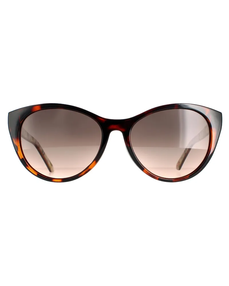Ted Baker Cat Eye Womens Tortoise Fleur Brown Gradient TB1583 L germes de soleil Lisbet Braun