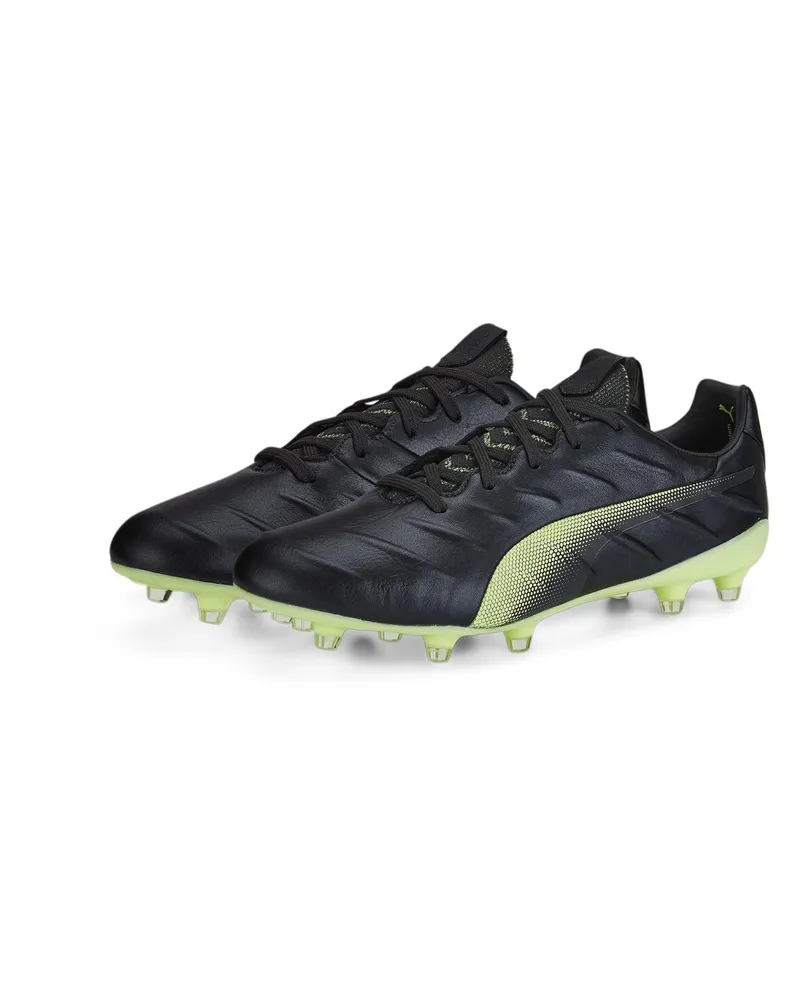 Puma Herren King Platinum FG Fußballschuhe Schwarz