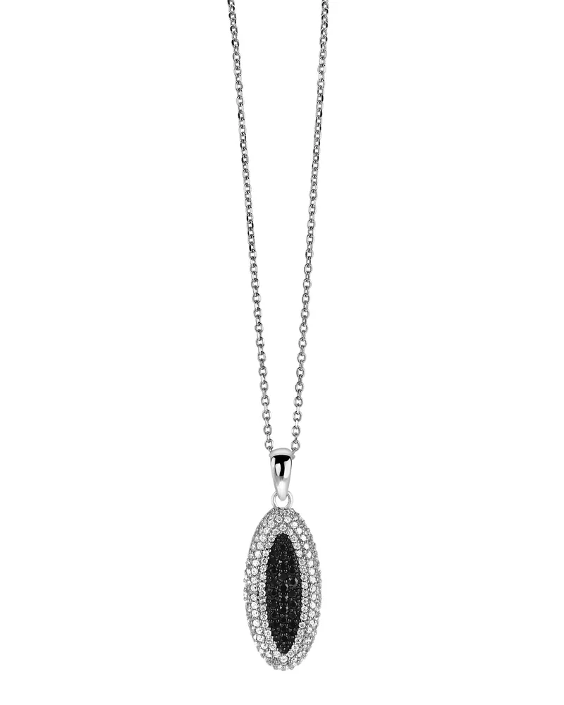 Orphelia Damen-Kette aus 925er Sterlingsilber mit Anhänger – Silber ZH-4799 Silber