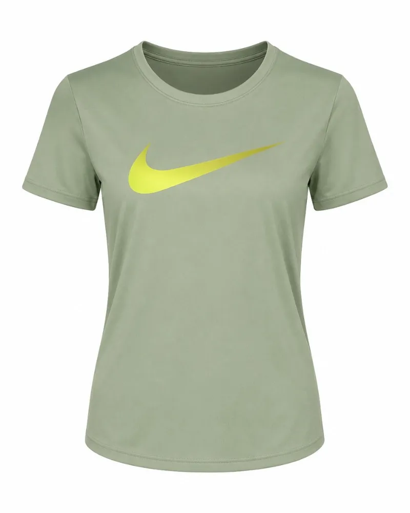 Nike One Dri-fit Swoosh Grünes T-shirt Blassgrün