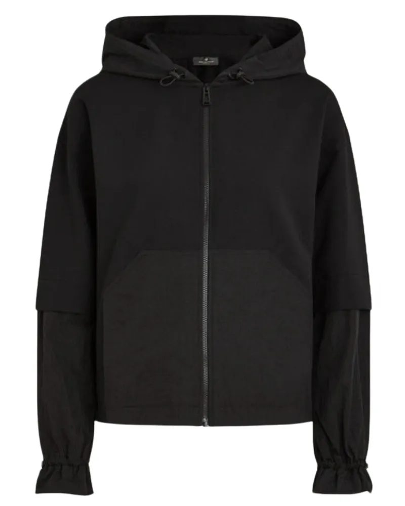 Belstaff Schwarzes  Torque-Sweatshirt mit Reiverschluss Schwarz