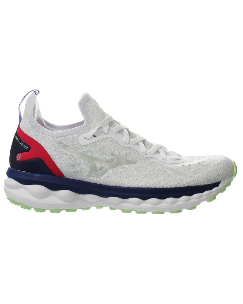 Mizuno Wave Sky Neo 2 White Womens Running Trainer Weiß