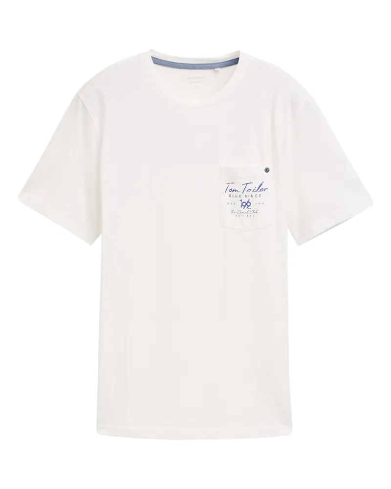 Tom Tailor T-Shirt Weiß