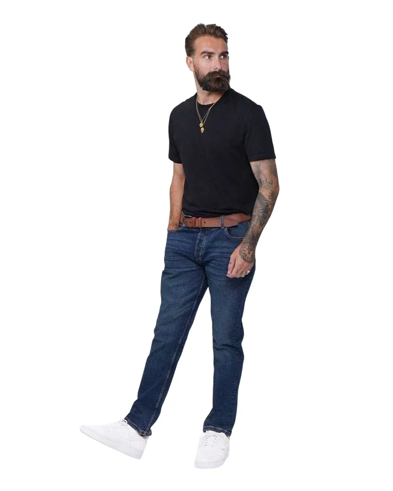 Firetrap Jeans für Herren (Dunkelblau Blau