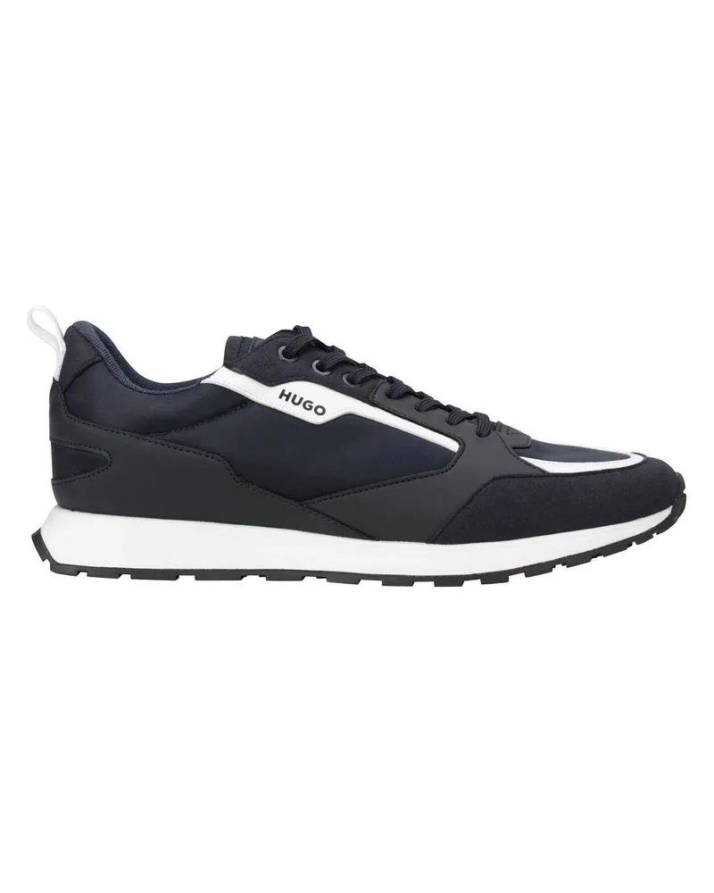 HUGO BOSS Icelin" Sneaker für Herren, Leder (Marine Marineblau