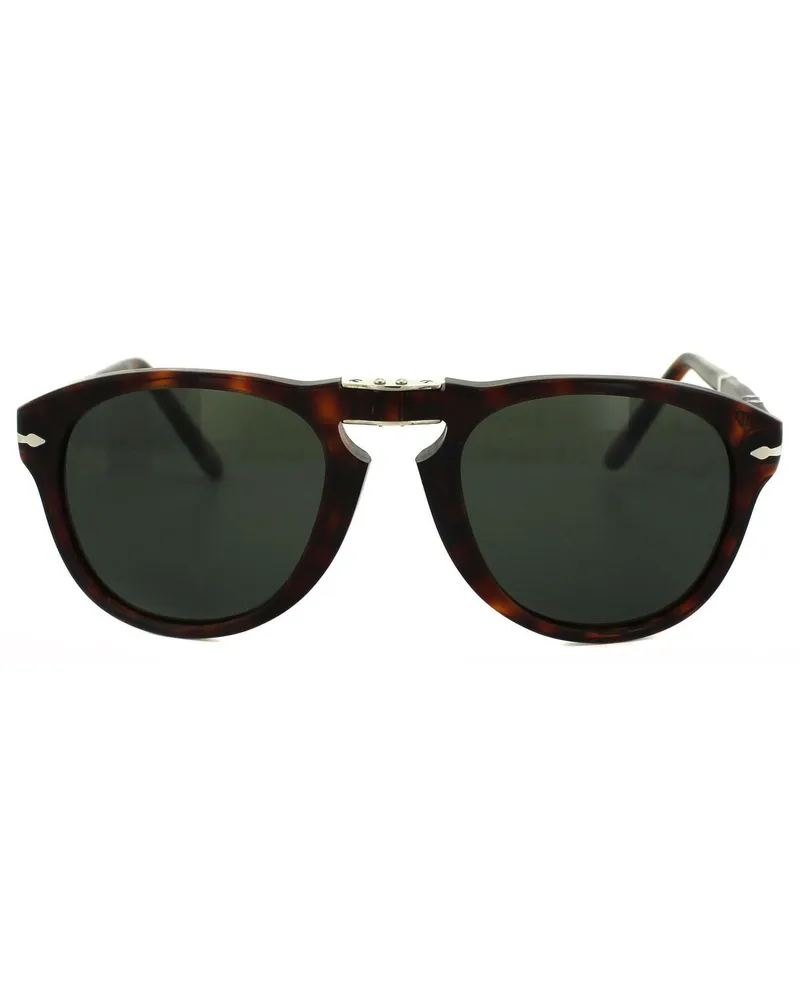 Persol Lunettes de soleil  PO0714 24/31 Havana Green pliage 54 mm Braun