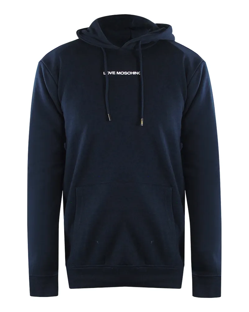 Moschino Love  Navy Blue Hoodie Marineblau