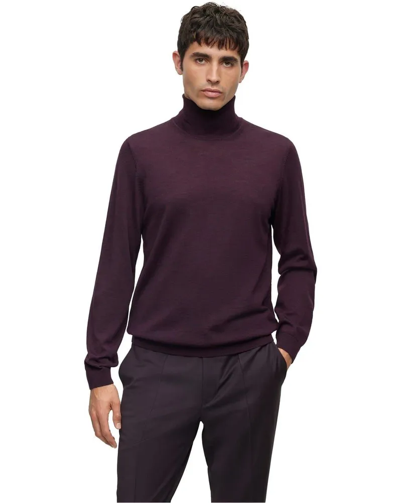 HUGO BOSS Musso-P" Pullover für Herren (Dunkelrot Rot