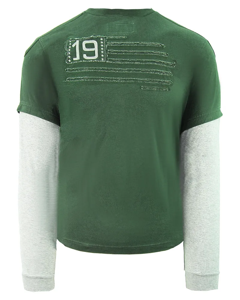 Champion USA Athletic Oberteil, Herren - Grau Grau