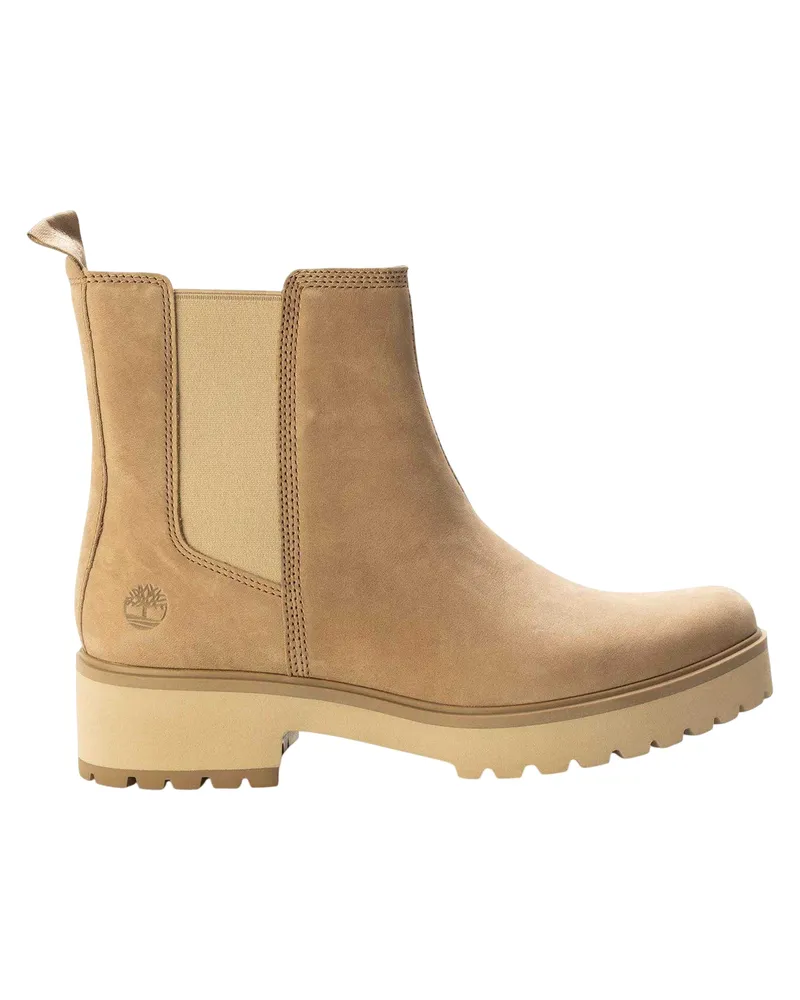 Timberland Cool" Stiefeletten für Damen, Leder, Blockabsatz (Braungrau Taupe