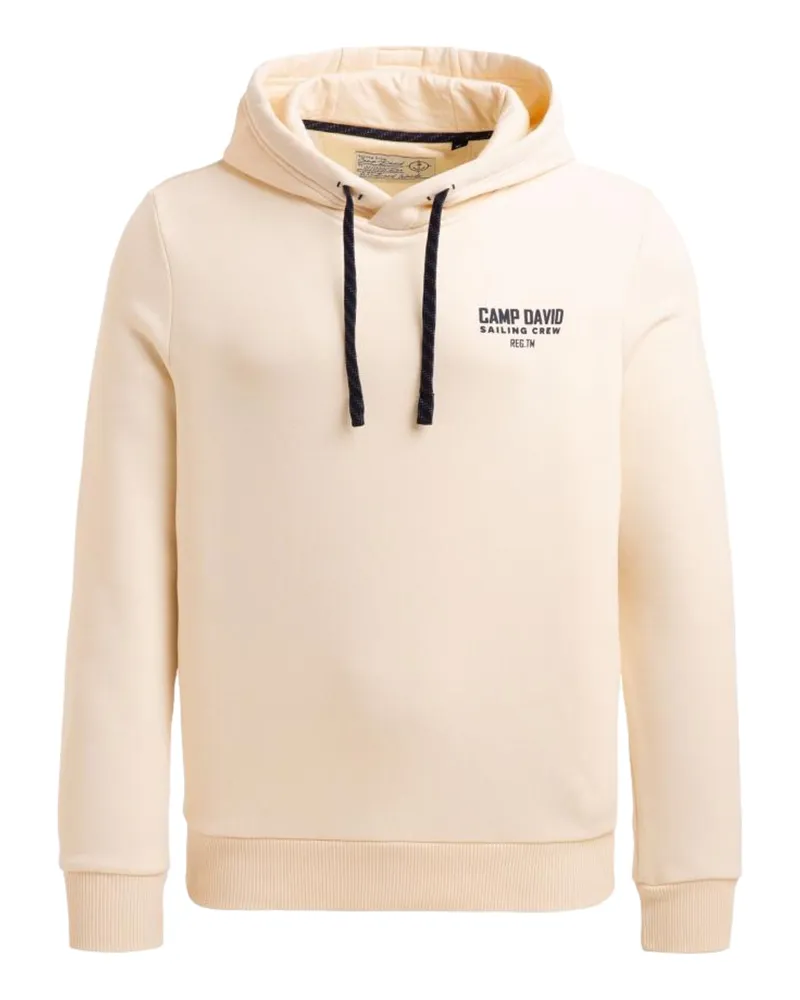 CAMP DAVID Kapuzensweatshirt Beige