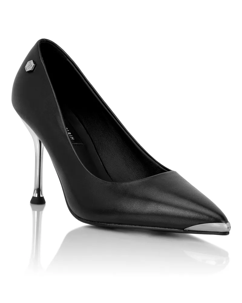 Philipp Plein Pumps Mit Hohem Absatz Hexagon Schwarz