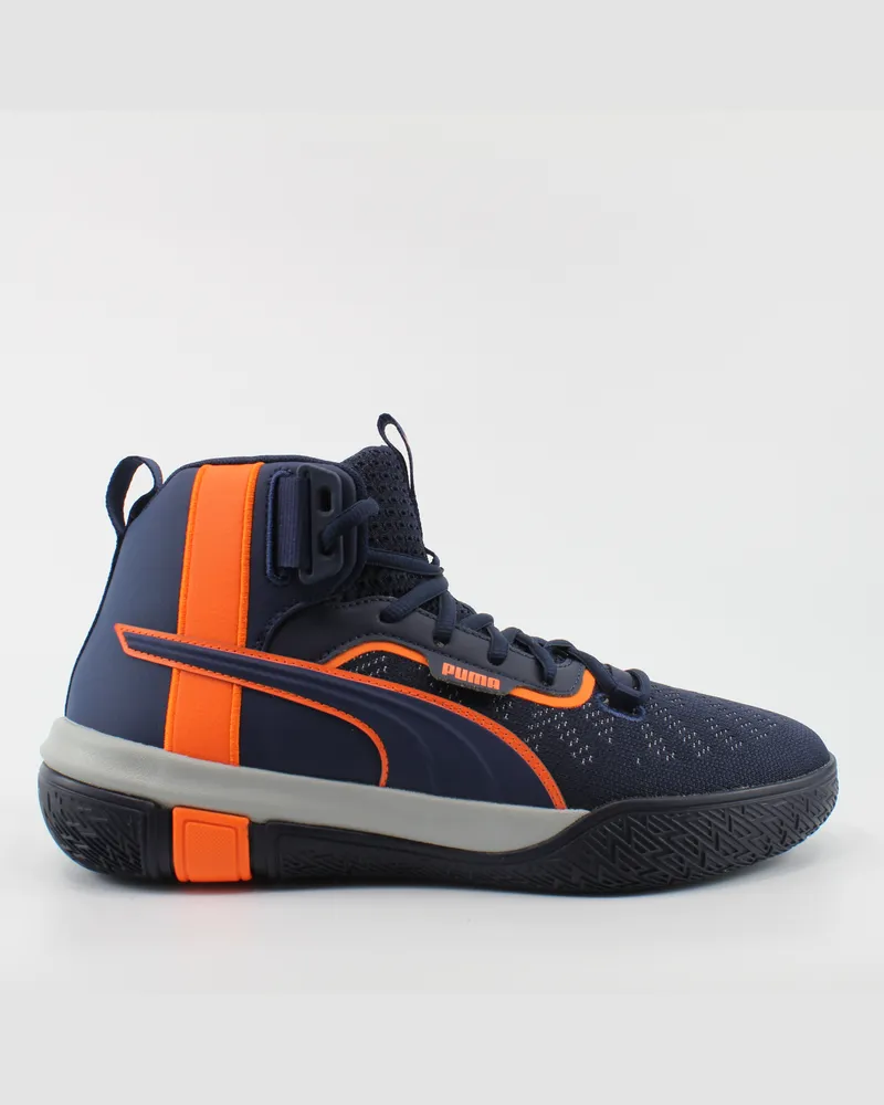 Puma Legacy MM Navy Textile Herren Schnürungstrainer 194048 02 Blau