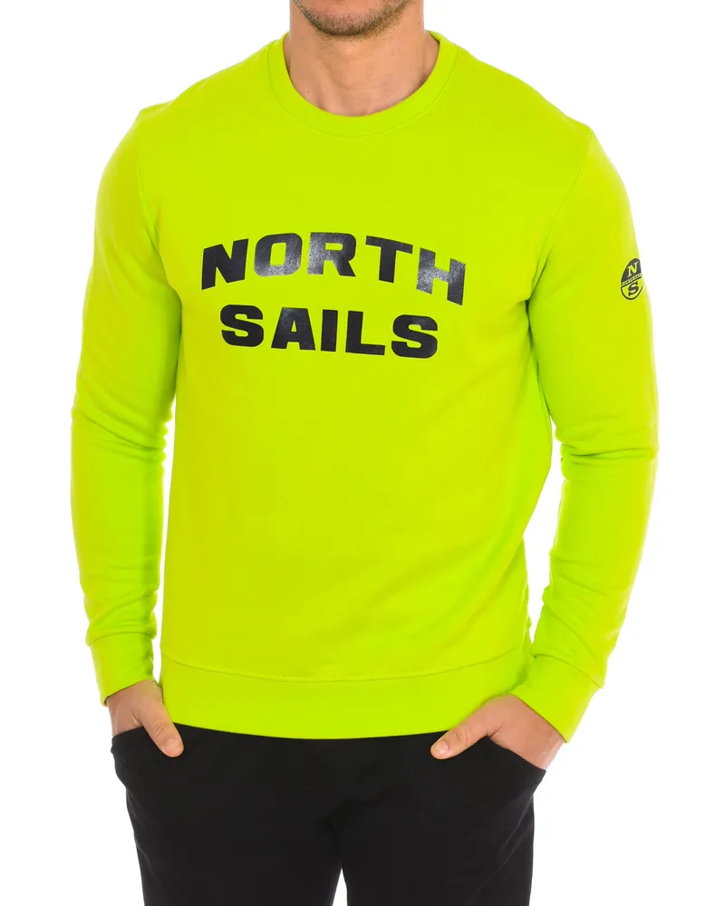 North Sails Langärmeliges Sweatshirt mit Rundhalsausschnitt 9024170 Herren Schwarz