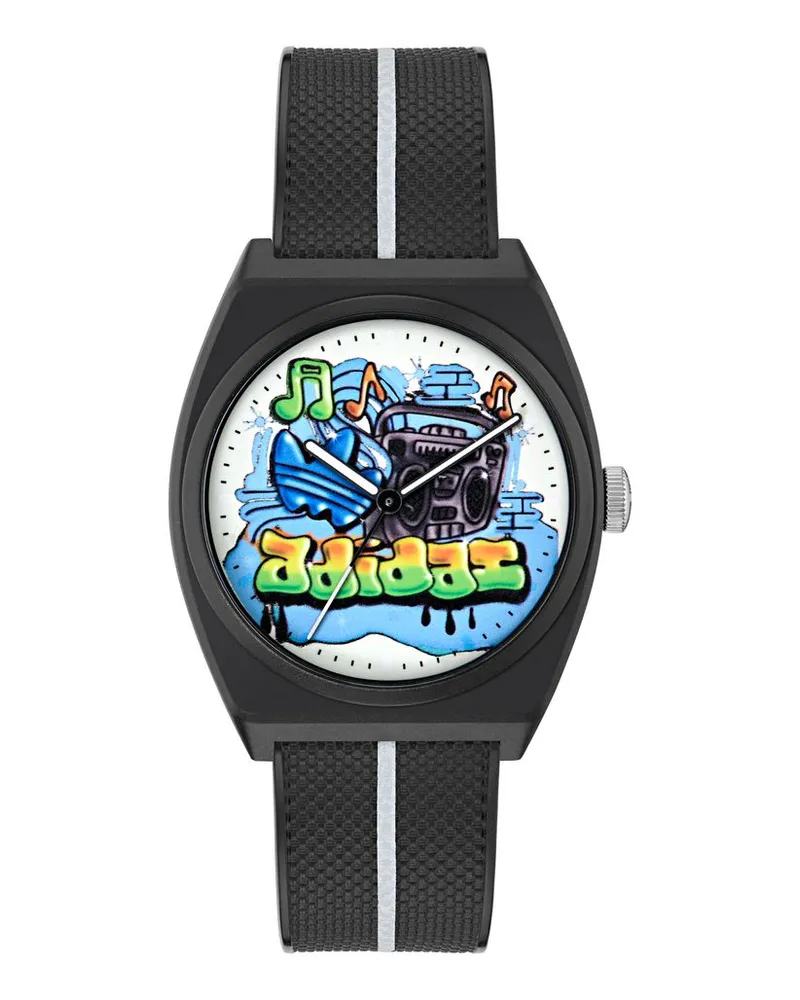 adidas Projekt Zwei Unisex Schwarz Uhr AOST25041 Schwarz