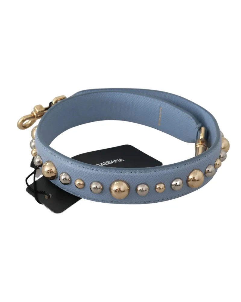 Dolce & Gabbana Blue En cuir à main Accessoire épaule Blau