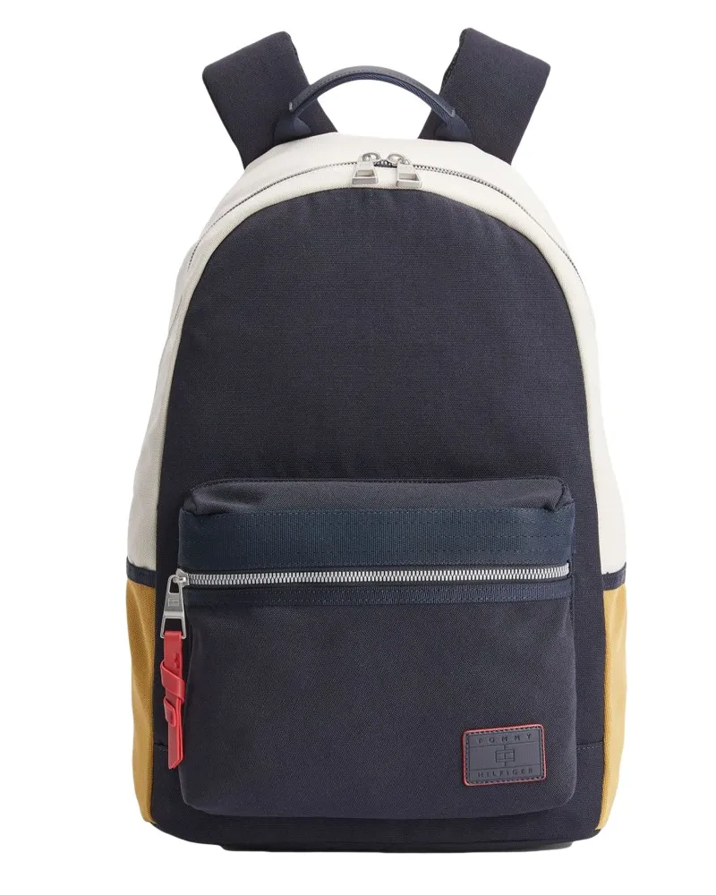 Tommy Hilfiger Rucksack  Herren Color Block Mochila Blau