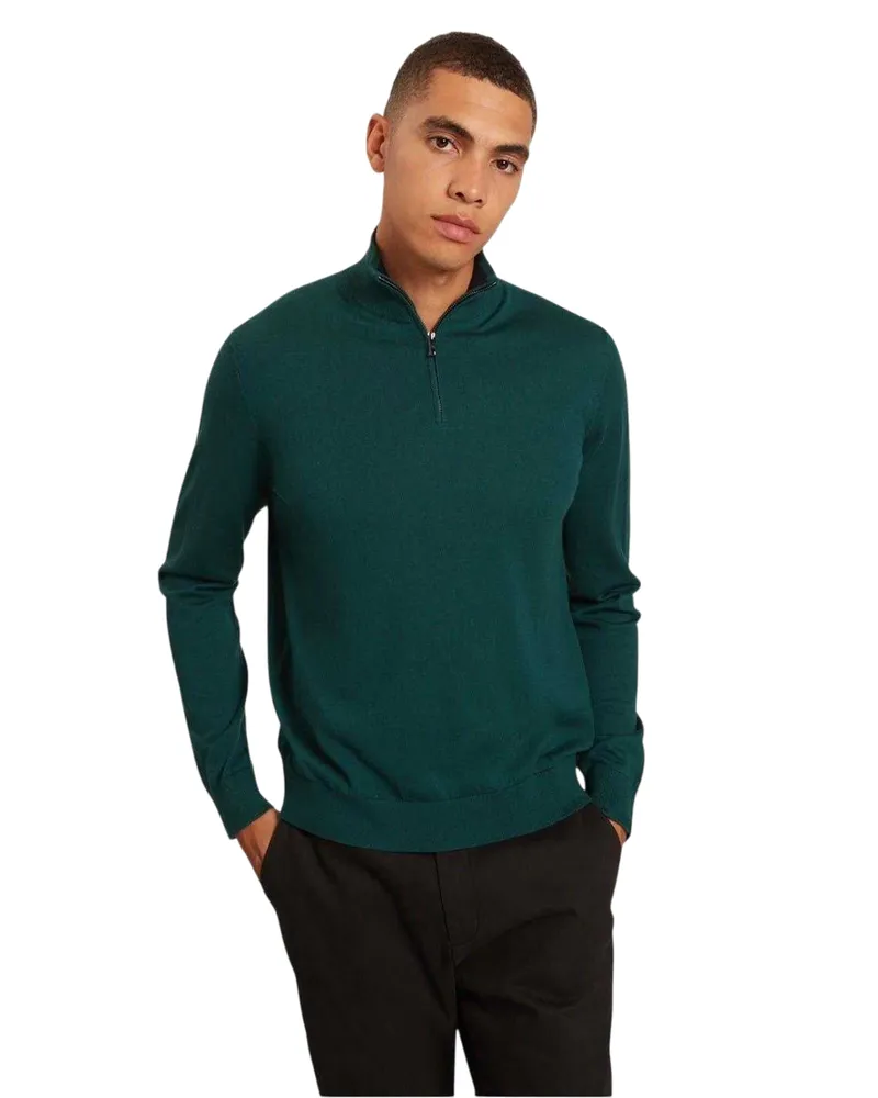 Ted Baker Pullover für Herren, Merinowolle (Grün Grün