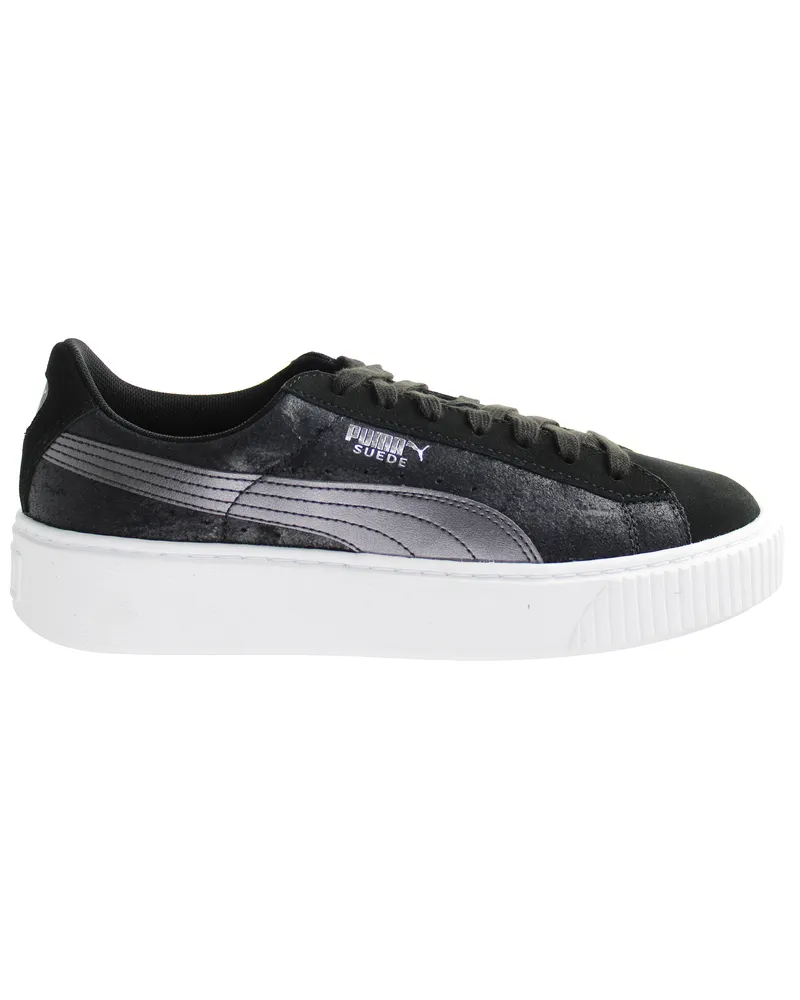 Puma Plattform Safari Womens Black Trainer Schwarz