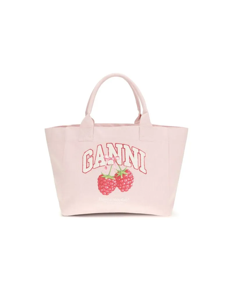 Ganni Mehrfarbige Recycelte Polyester Schultertasche Mehrfarbig